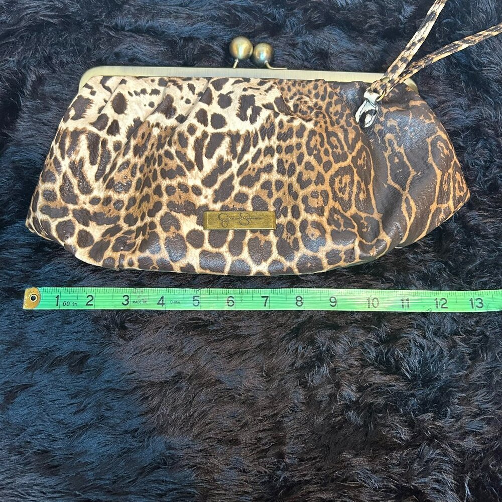 Jessica Simpson Leopard Print Clutch